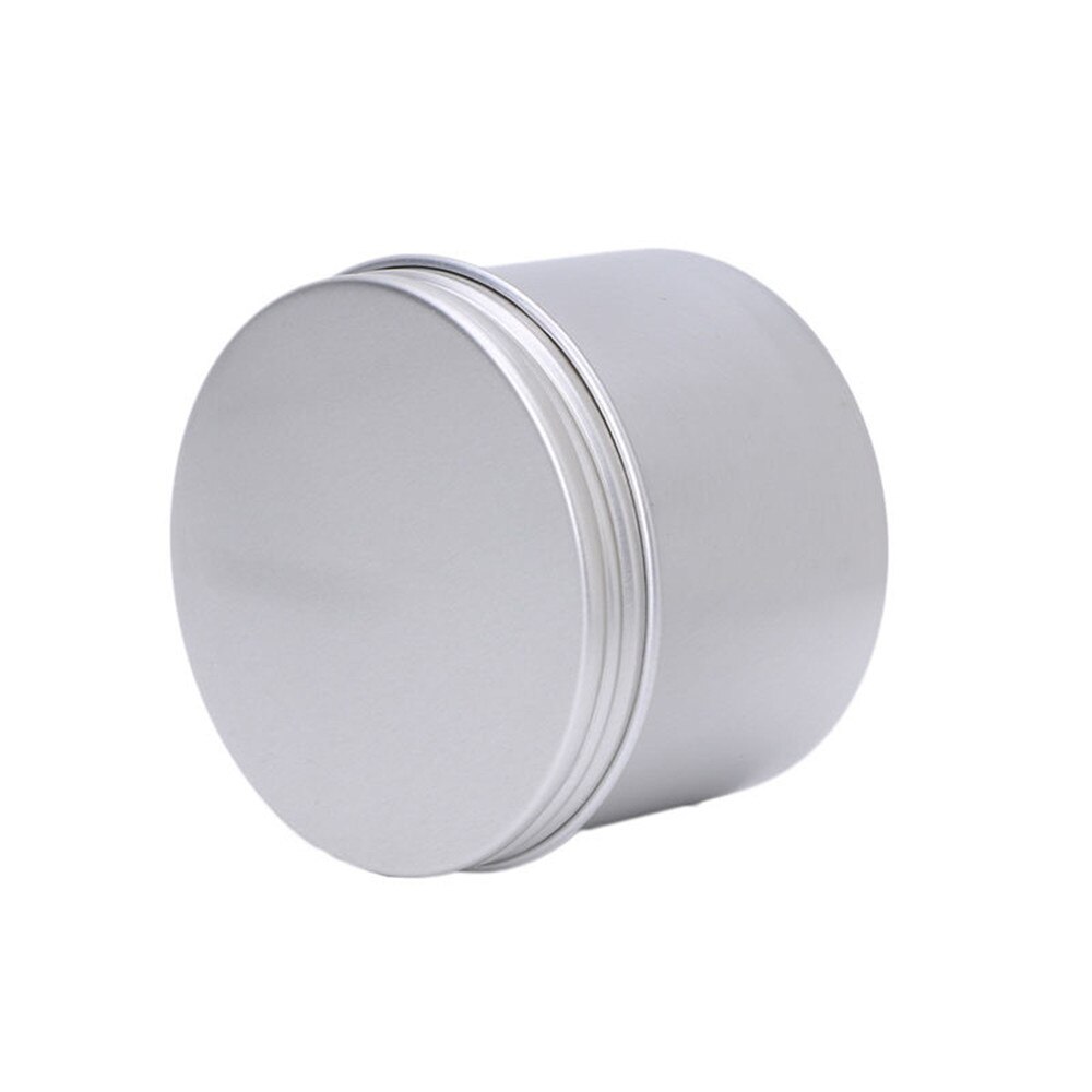 Aluminium Jar Round Container Empty Pot Jar Tin Container Silver Box Screw Lid Craft Cans Box Refillable Bottles Makeup#55