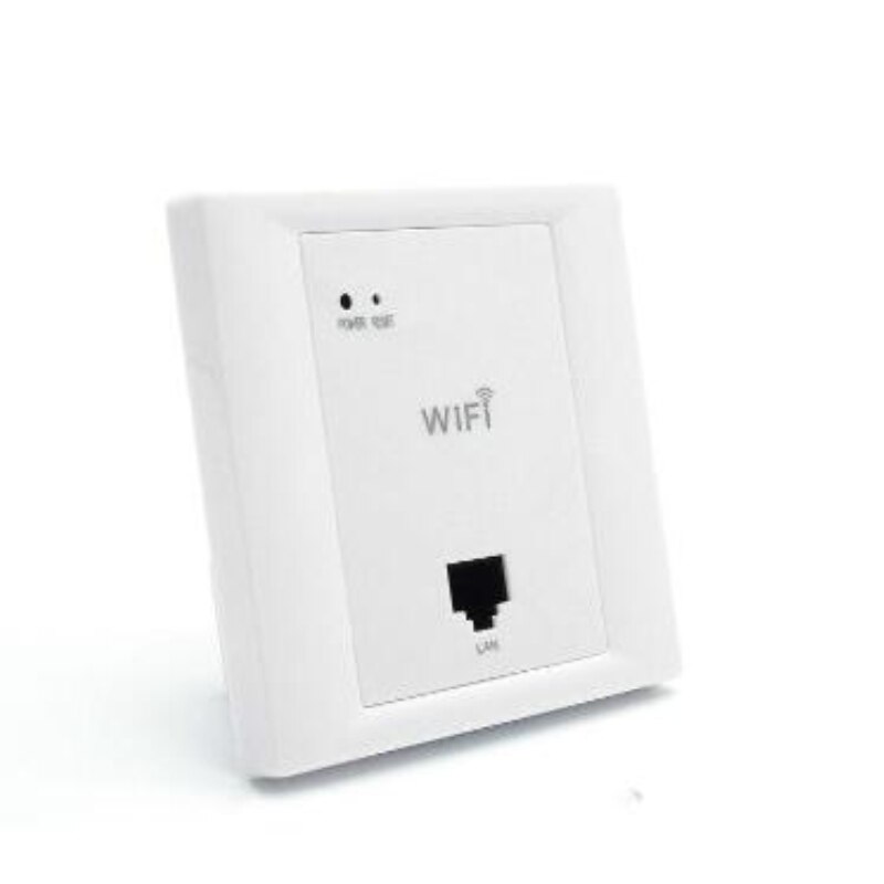 ANDDEAR White Wireless WiFi in Wall AP Hotel Rooms Wi-Fi Cover Mini Wall-mount AP Router Access Point