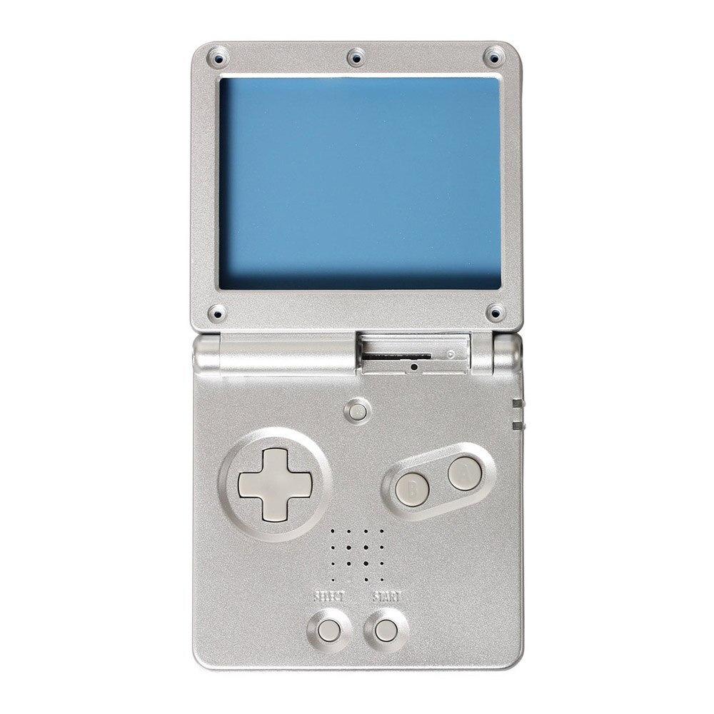 Pour GBA SP boîtier boîtier édition classique boîtier de remplacement coque Console de jeu couverture pour GameBoy Advance SP: Argent