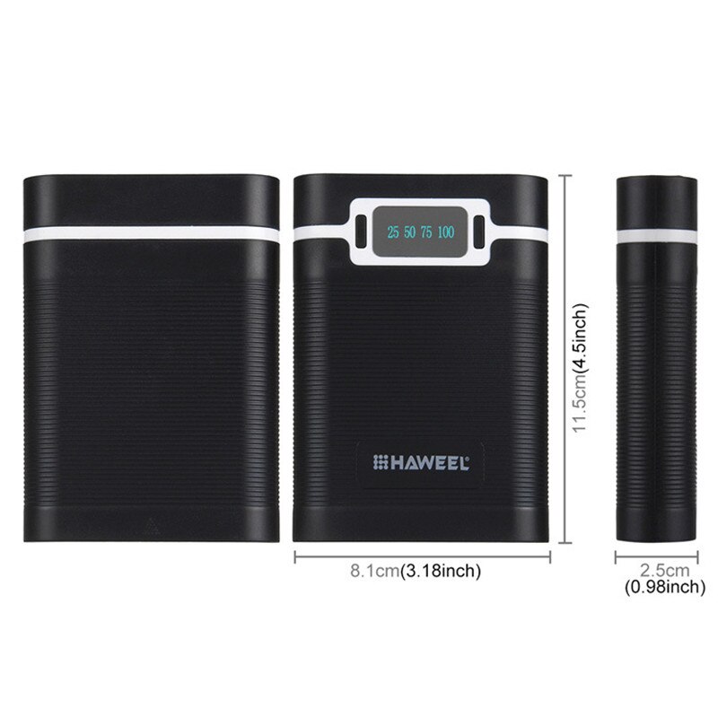 Universal 18650 batteri boks bærbar gør-det-selv usb mobil powerbank oplader pakke boks batteri taske power bank kit opbevaringsboks