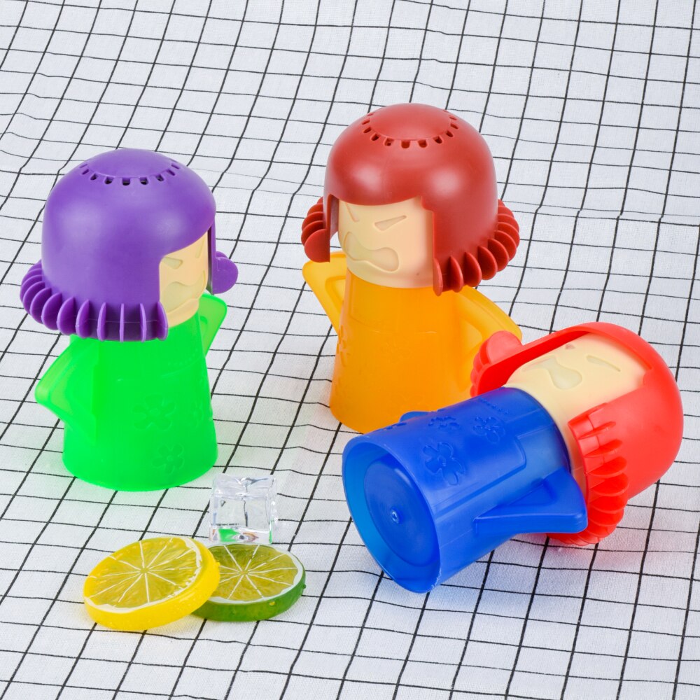 Angry Mom-nettoyeur à vapeur de four, facile à nettoyer, appareil de nettoyage à la vapeur au micro-ondes, pour réfrigérateur