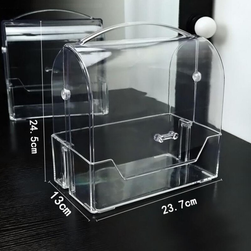 Acryl make-up organizers opbergdoos cosmetische sieraden display box case desktop make-up container dozen organizer: Doos