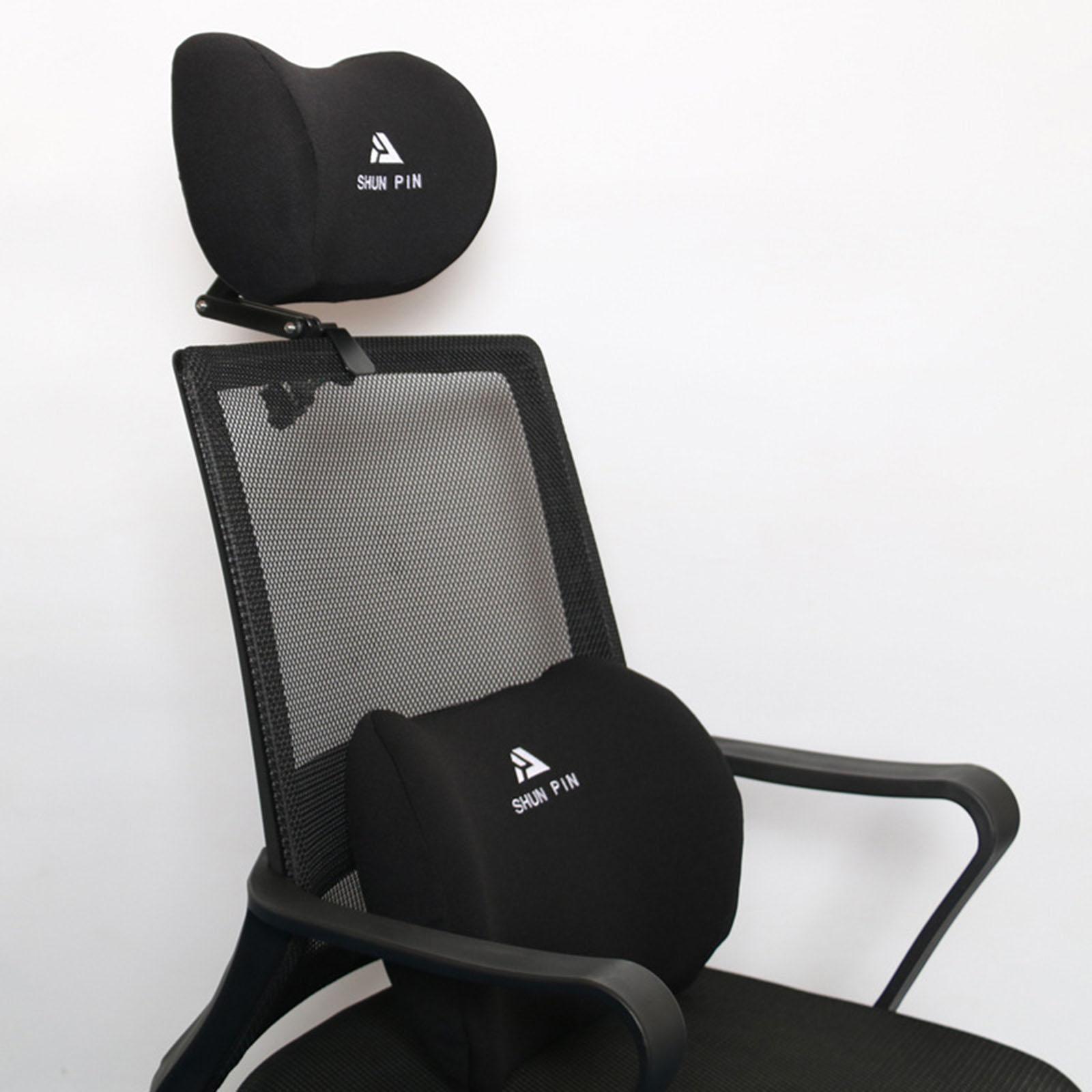 Stuhl Nackenkissen Ergonomischer Stuhl Kopfstützenkissen Stuhl Universal- Atmungsaktiv Langlebig für Computer Bürostuhl Zubehör