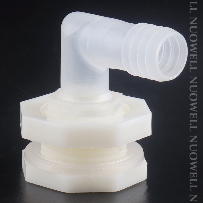 3Pcs G3/4" Aquarium Inlet Water Drain Joint Fish Tank Hose Connector Pagoda Elbow Seafood Pool Water Bucket Drain Accessories