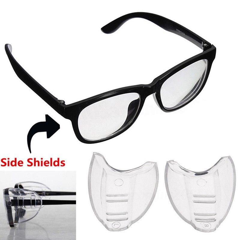 1 par universelle fleksible sideskærme beskyttelsesbriller beskyttelsesbriller øjenbeskyttelse