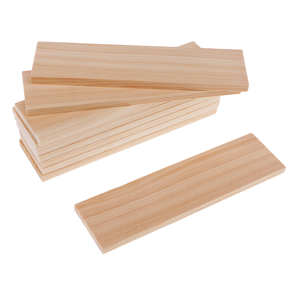 10 Uds Balsa hojas de madera 150x40x6mm para avión/barco modelo DIY Tarjeta de madera Tarjeta De Nombre placa de madera formas signo artesanal