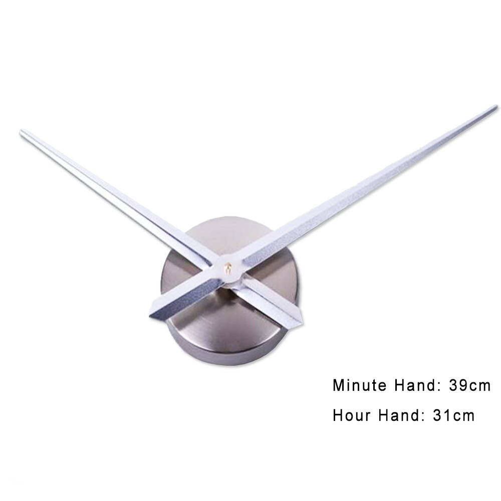 Reloj de pared grande 3D DIY, sala de estar silenciosos para grandes relojes digitales, números árabes, pegatinas de espejo autoadhesivas para pared, decoración del hogar