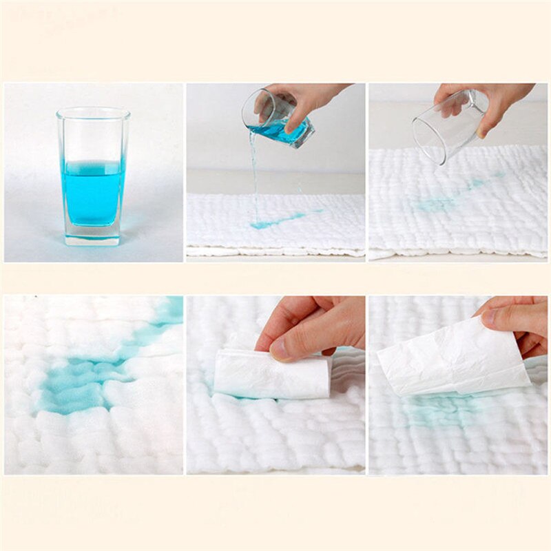 1 stuk babybadhanddoeken 100%  katoenen gaas solid born babyhanddoeken ultrazacht sterke waterabsorptie babyverzorging