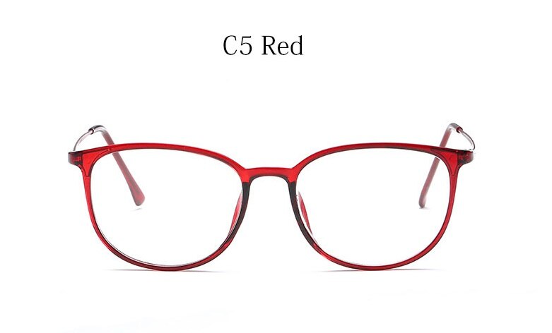 Monturas para gafas vintage monturas para gafas de gato para mujer, monturas para gafas claras de , monturas para gafas de mujer: C5 Red
