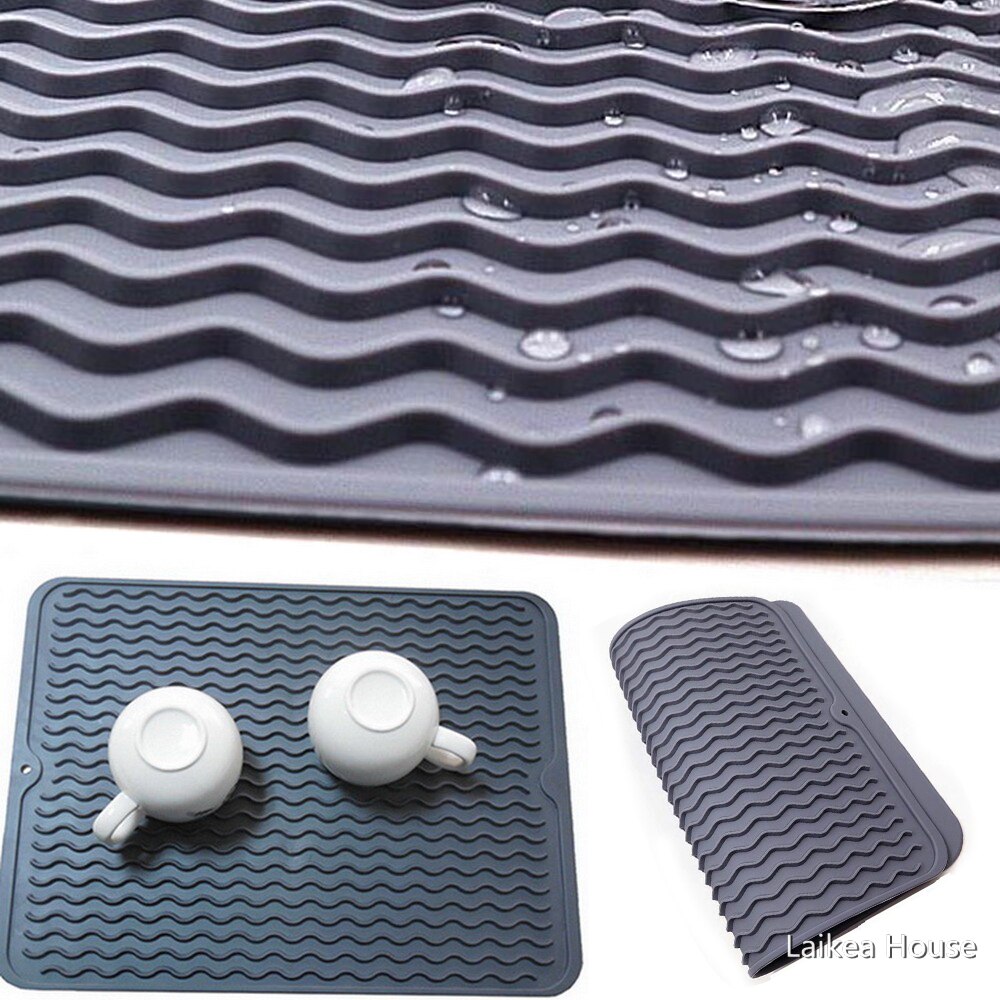 Silicone Drain Pad Anti-Scald Heat Insulation Pad Placemat For Kitchen Accessories High Temperature Resistant Table Mat Coaster