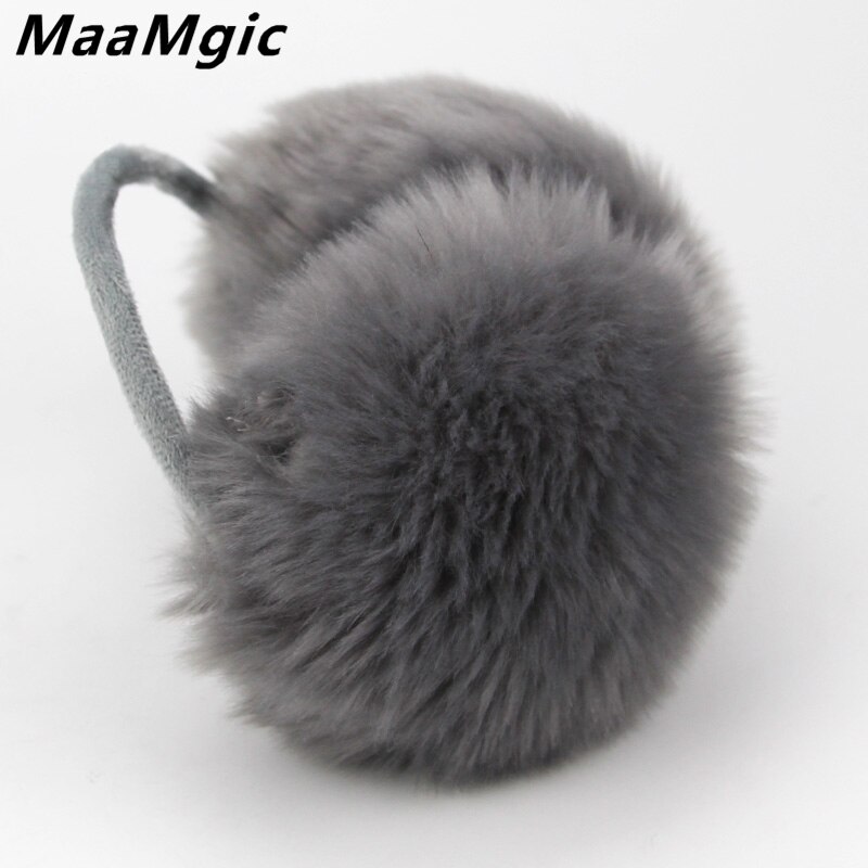 Plush Female Winter Earmuff Warm Lovers Ear Warmer Plush Plain Teenage Student Mother Girl Ear Muffs