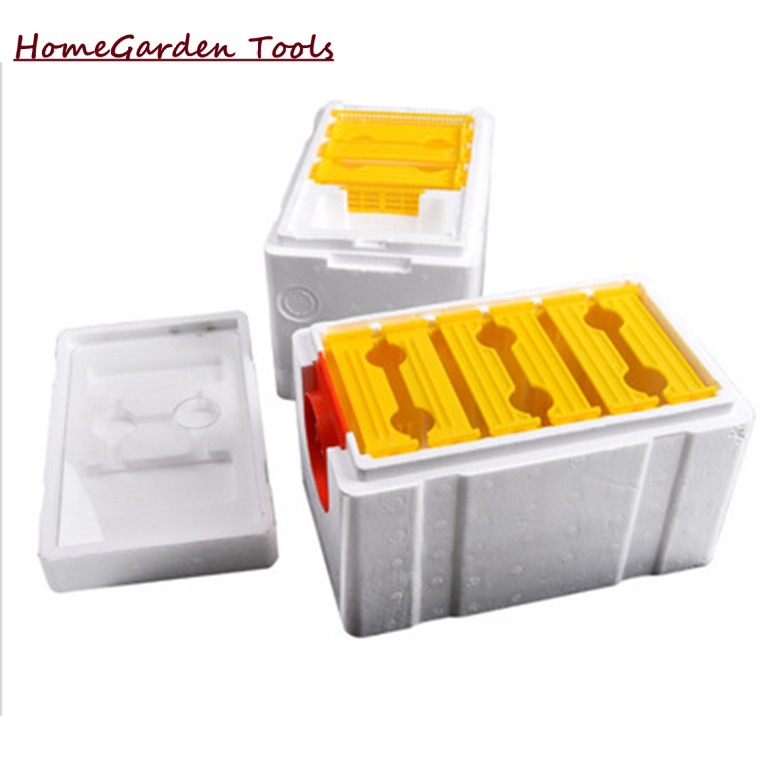 Bee Pollination Box Beekeeping Tool Perfect 1set EPS Garden Tool Single Layer Foam Beehive Nest Beehive