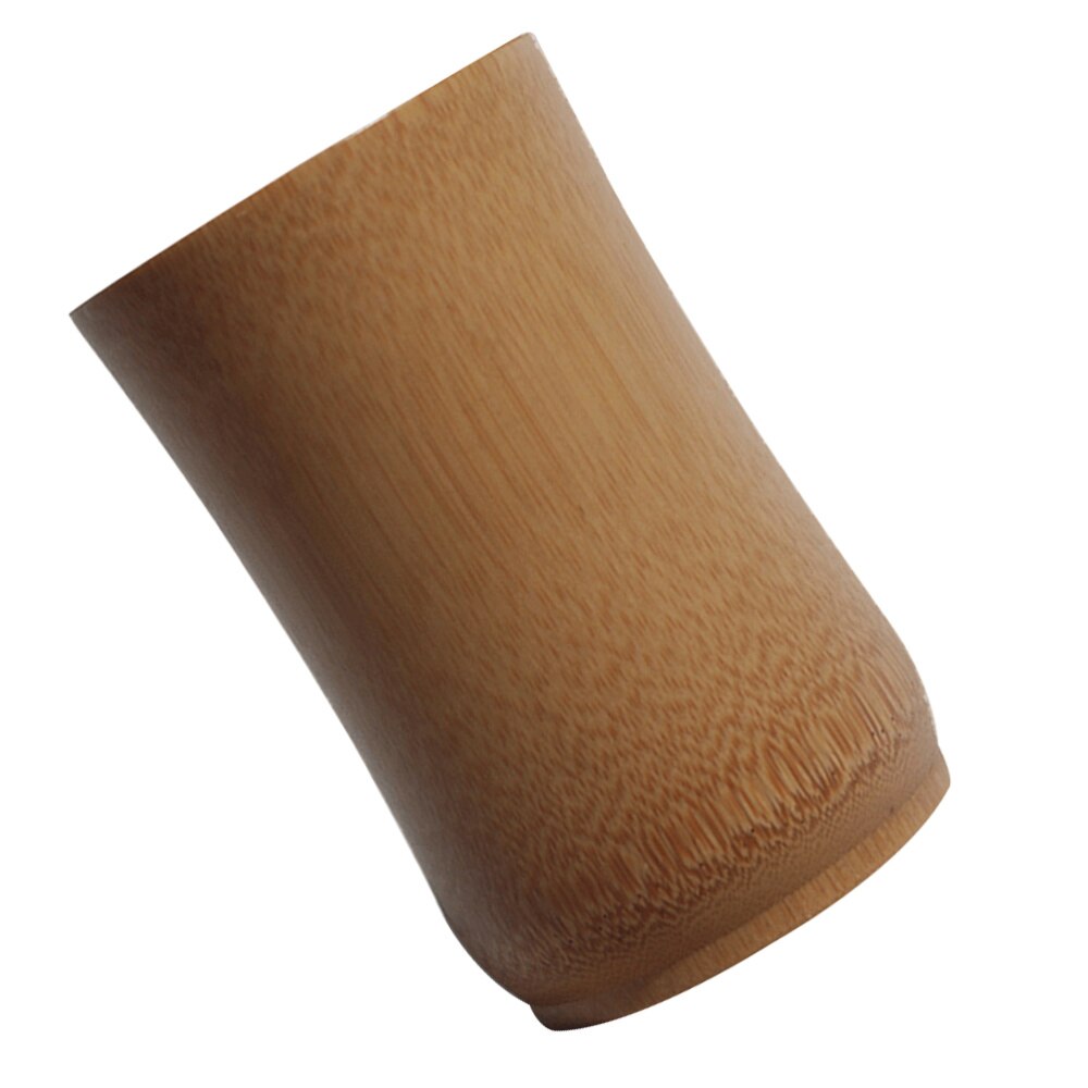 1PC Bamboo Water Mug Eco-friendly Bamboo Mug Thick Plain Bamboo Tube Carbonized Bamboo Cup for Home Restaurant