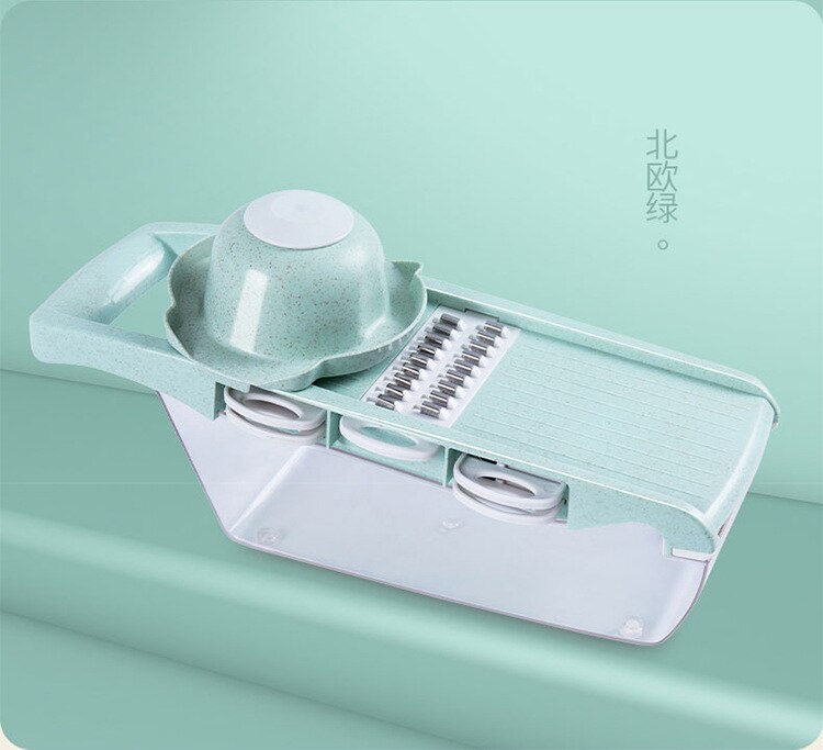 Handleiding Groente Cutter Rvs Blade Mandoline Slicer Kaas Rasp Wortel Dunschiller Groente Slicer Dicer Keuken: 01