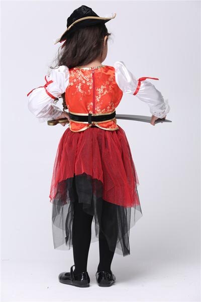 Partie carnaval filles enfants pirate costume pour enfants princesse de la mer filles costume party enfants fantaisie dress l15286