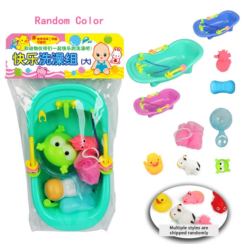 Baby Doll Bath Toys Set Boys And Girls Bath Tub Toys Games For Kids Other Occupations Toys Random Color: 4