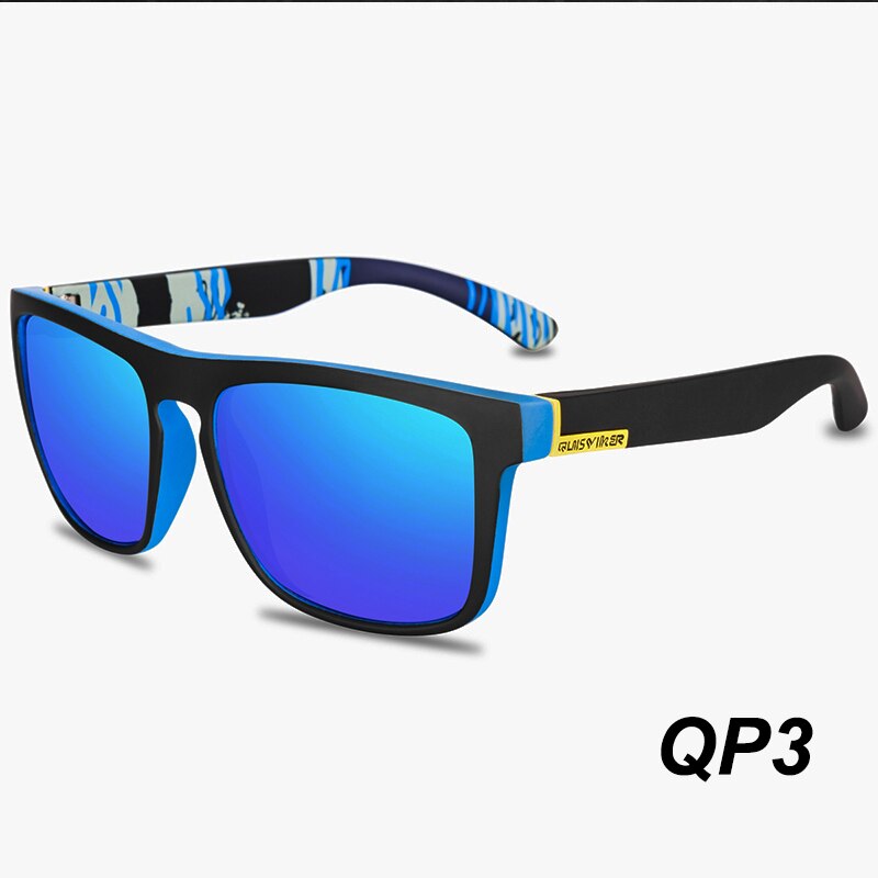 Quisviker mærke firkantede solbriller mænd polariserede solbriller kvinder nuancer oculos de sol masculino: Qp3