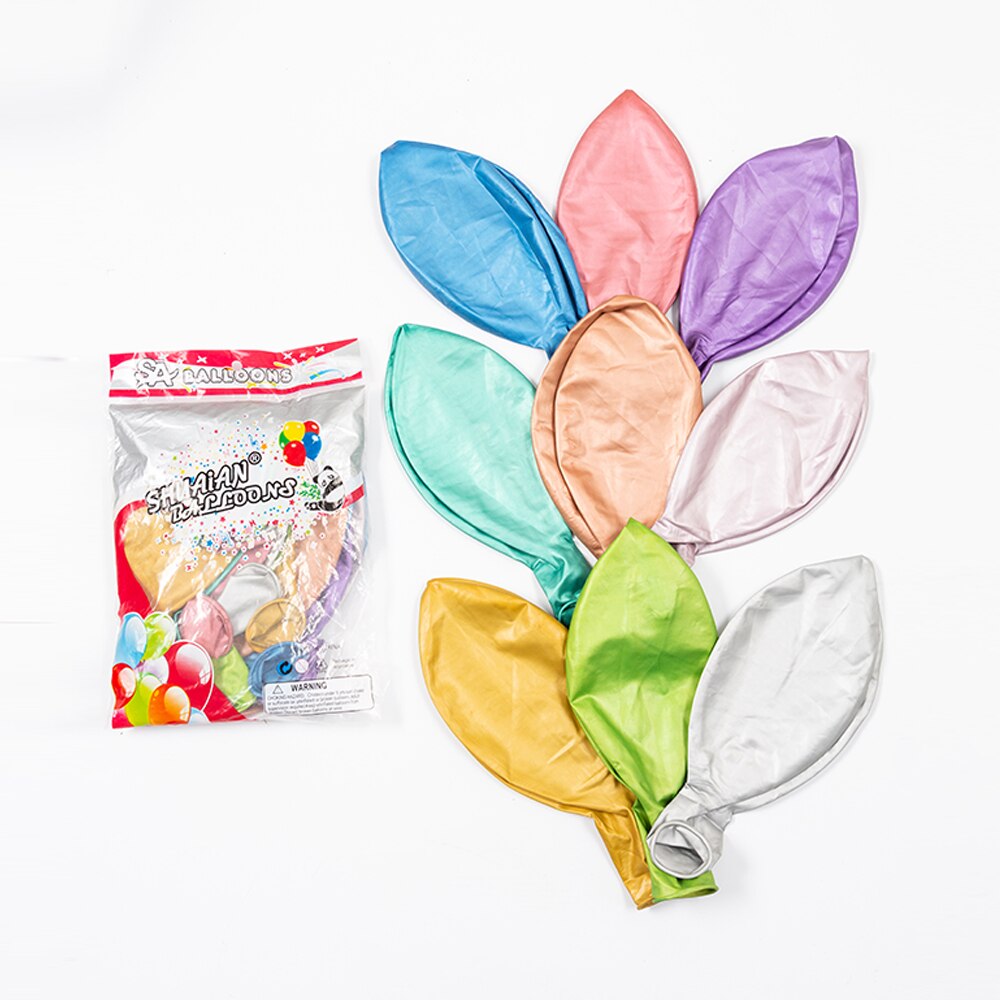 GIHOO 1pcs 36 Inch Metallic Latex Balloon Oversized Round Rose Gold Chrome Balloon For Baby Shower Wedding Birthday Party Decora