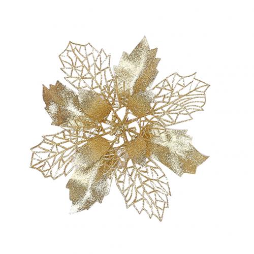 glitter jul hule blomstertre hengende ornament festival jul vindu dekor: champagne