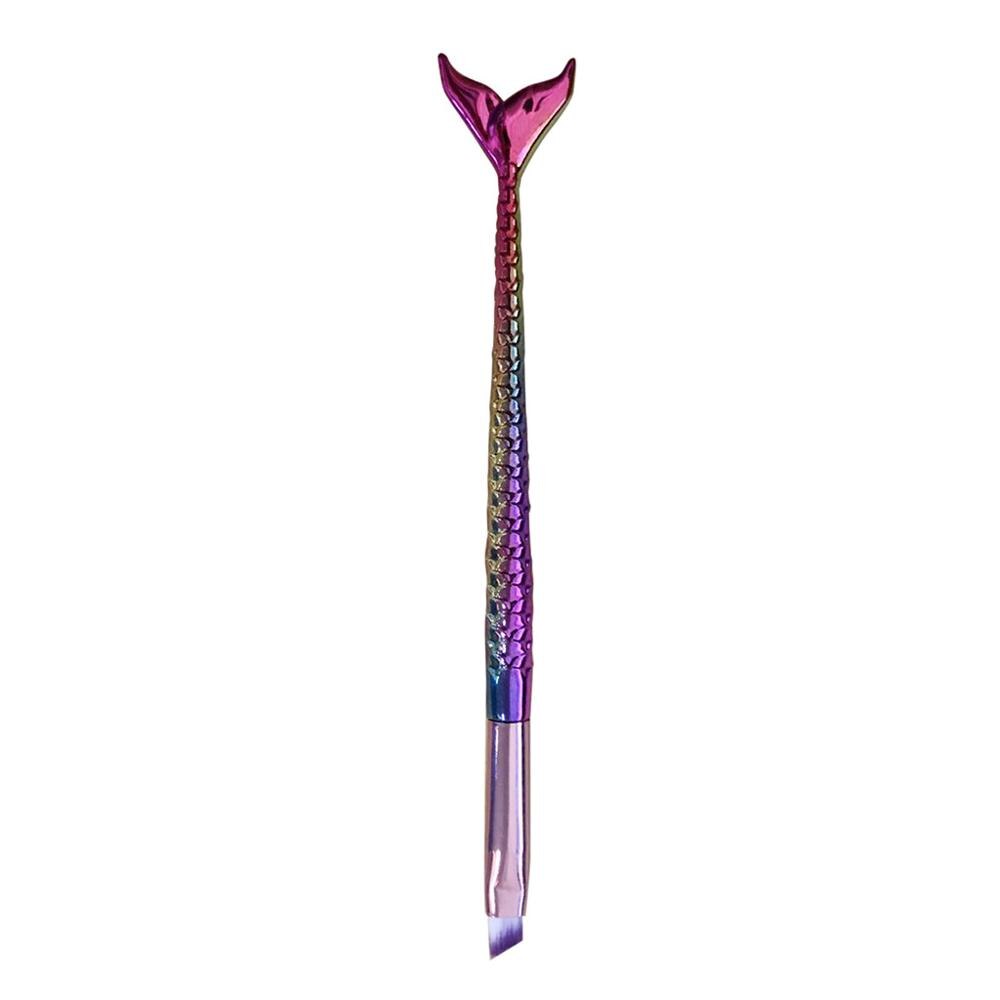 4*4*20 Cm 1 Pcs Fony Make Up Fan Blush Borstels Cosmetische Concealer Mermaid Borstel Maquiagem Borstels tool