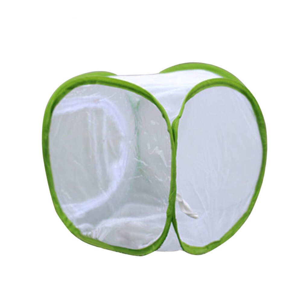Folding Insect Mesh Cage Butterfly Dragonfly Breathable Habitat Cage Cylindrical Breeding Feeding Container Catching Cage: A2 / 30x30x30cm