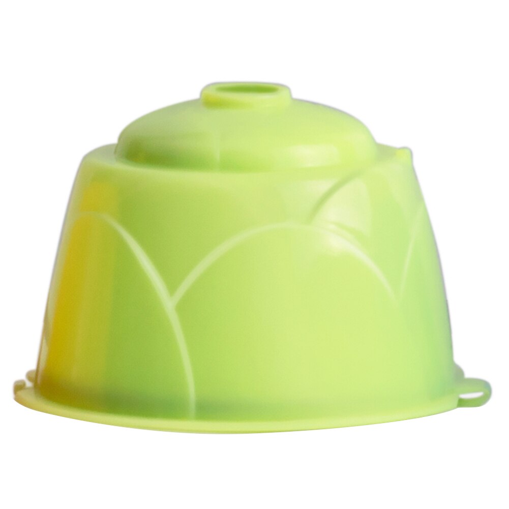 Capsules de café rechargeables et réutilisables, dosettes, pour machine à café, tasse, café, filtres pour les Machines Nescafe Dolce Gusto: green
