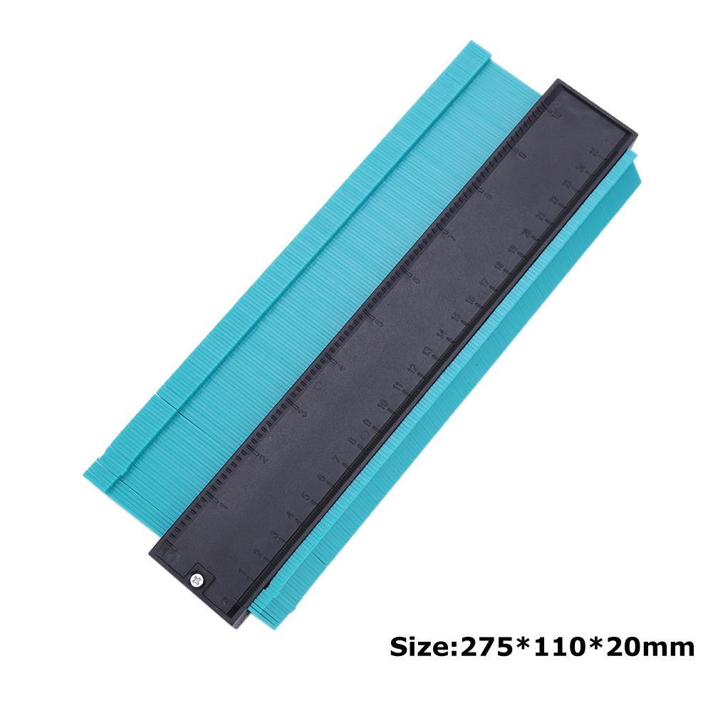 10/6inch Contour Gauge Profile Duplicator Contour Gauges Standard Wood Marking Tool Tiling Laminate Tiles Profile Measuring Tool: 10 inch Green