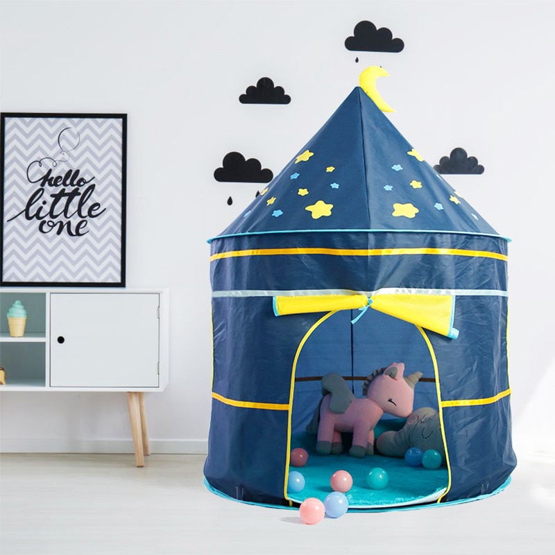 Bambini Tenda Portatile tenda dei bambini Della Principessa Castle Indoor Outdoor Casa Del Gioco Del Bambino Giocattoli per I Bambini Pieghevole Tenda Regalo Di Natale