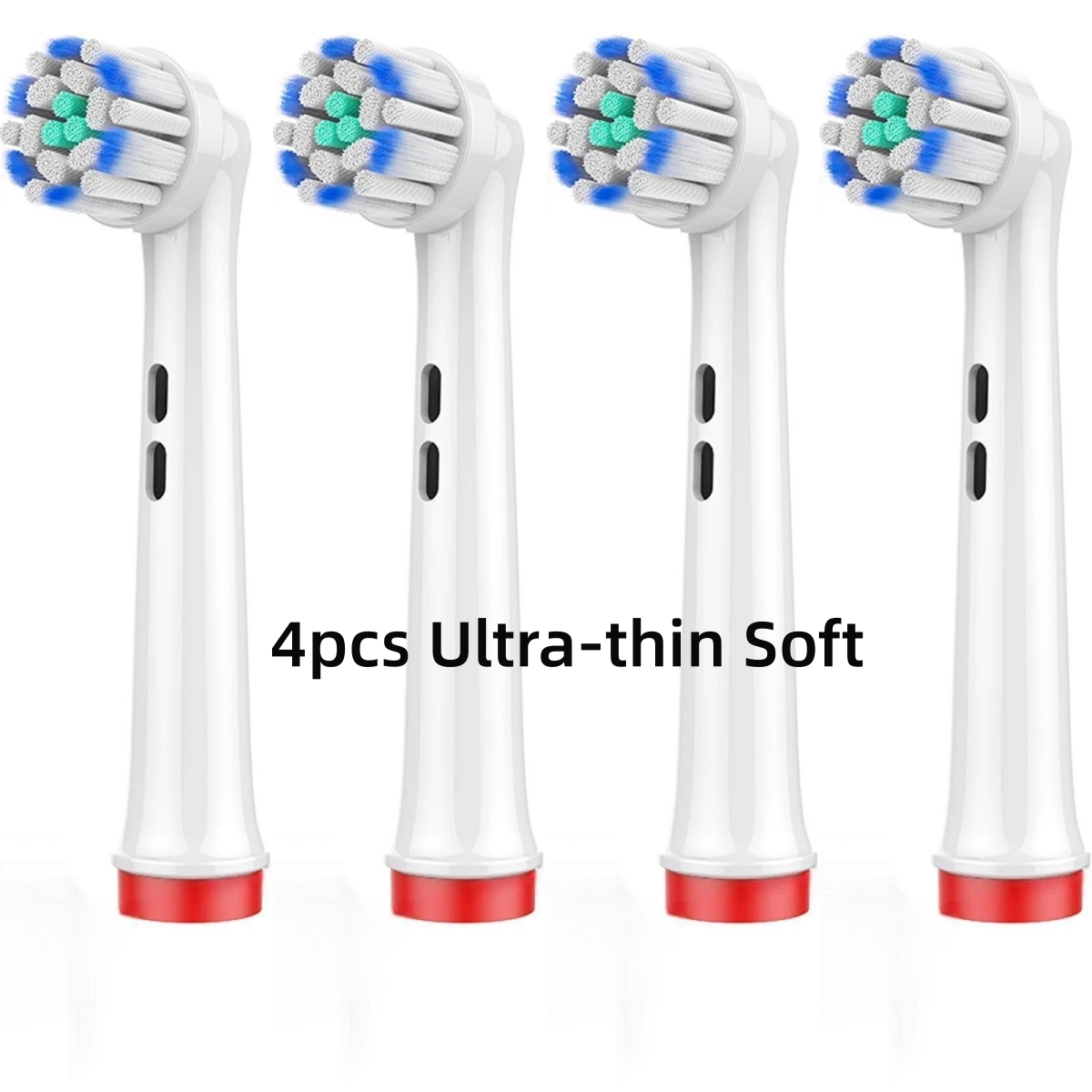Electric Toothbrush Nozzles For Oral B Braun 3D White Floss Action Precision Clean Gum Care Universal Toothbrush Heads for OralB: Beige