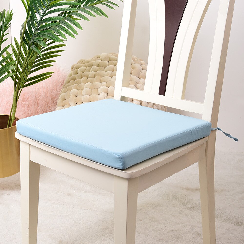 Baby Eetkamerstoel Booster Kussen Verwijderbare Kids Hoge Seat Pad Stoel Verhooging Kussen Verhogen Stoel Tatami Vensterbank Mat: Blue