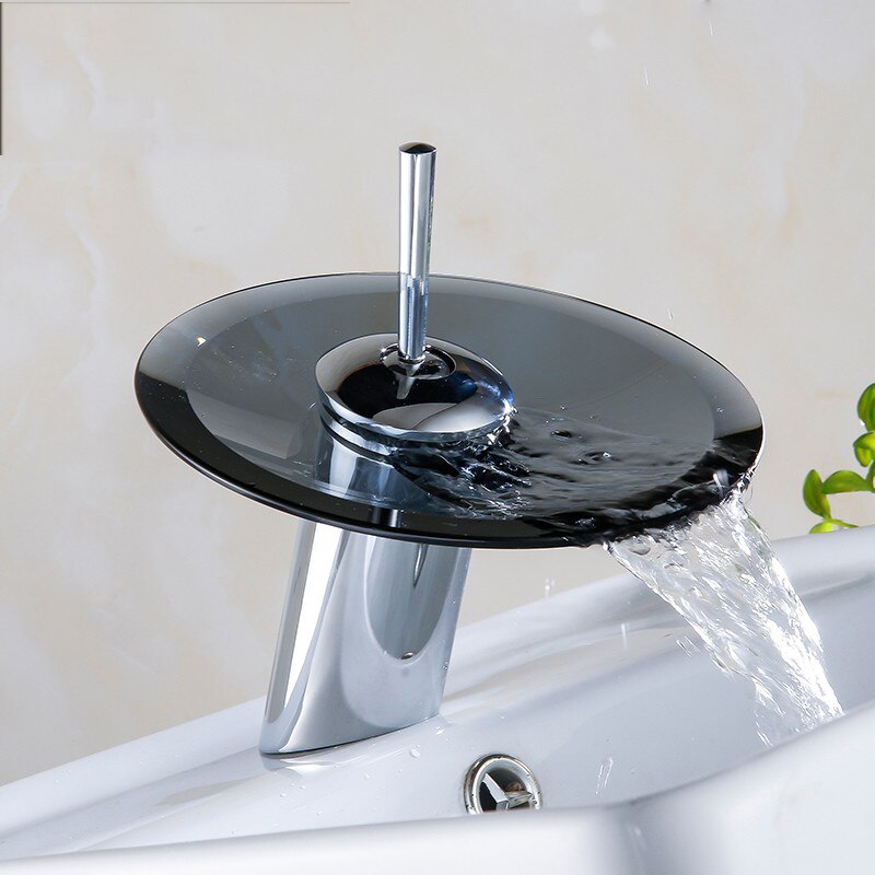 PHASAT Zwarte Wandmontage Bad Kranen Messing Waterval PHASAT Zwarte Wandmontage Bad Kranen Messing Waterval