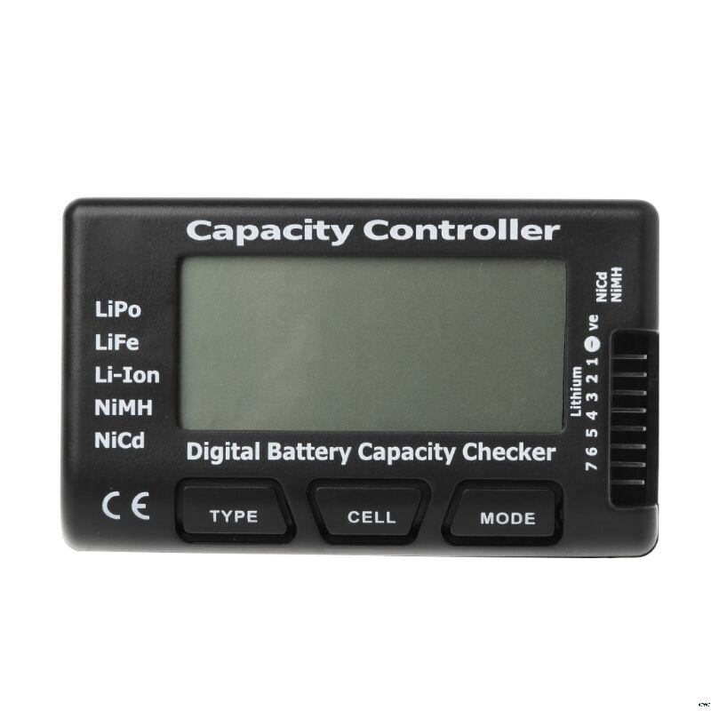 RC CellMeter-7 Digital Battery Capacity Checker For Nicd NiMH LiPo LiFe Li-ion