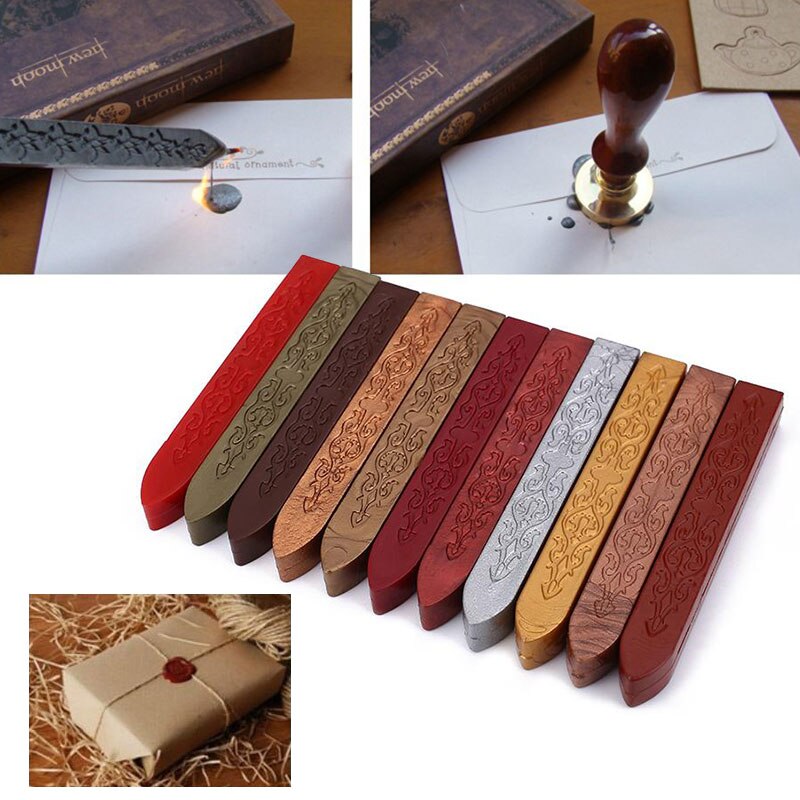 Retro Sealing Wax Stick For Letters Stamp Seal Melting Candle Envelope Invite
