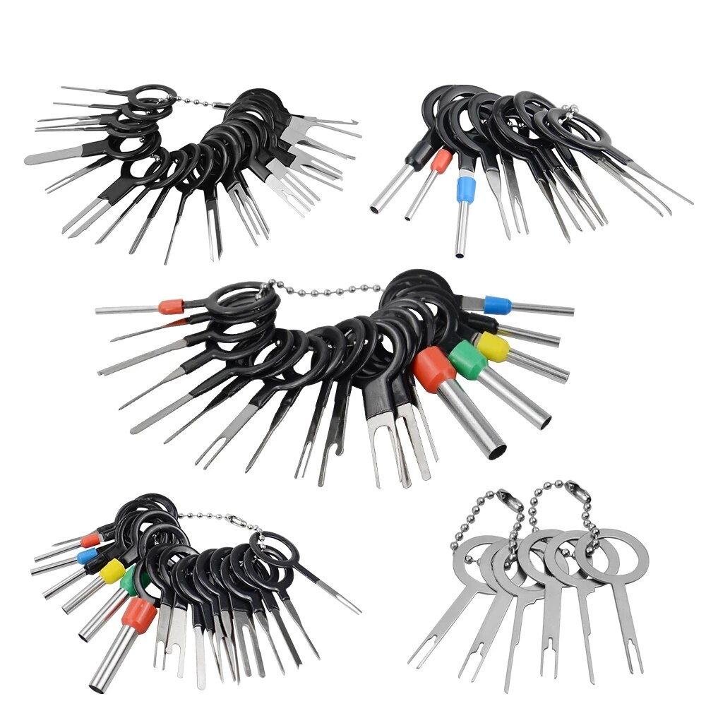 76/100pcs Puller Tool Motorist Kit Wires Pin Extractor Automotive Stylus Tooling Set Car Terminals Removal Auto Disassembly Tool