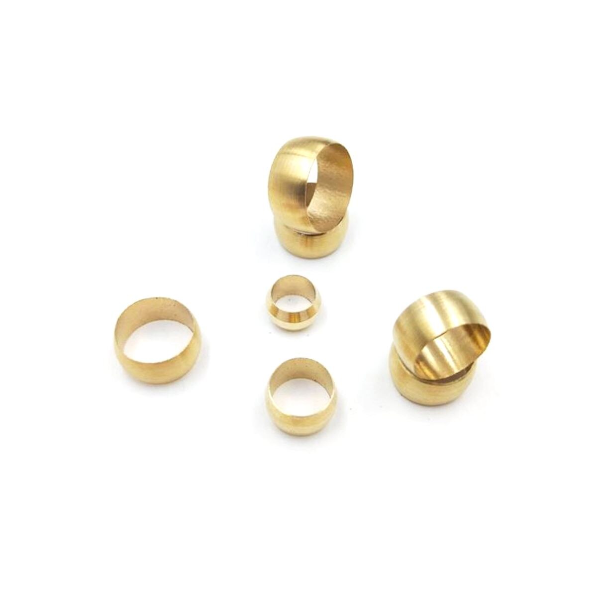 50pcs LOT 50 Brass Fit Compression Fitting Sleeve ... – Grandado