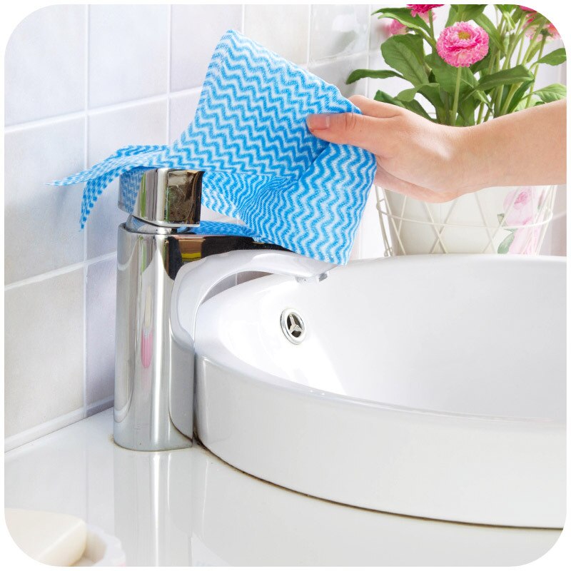 Vanzlife-paños desechables de cocina, 50 Uds., paño de limpieza de corte libre