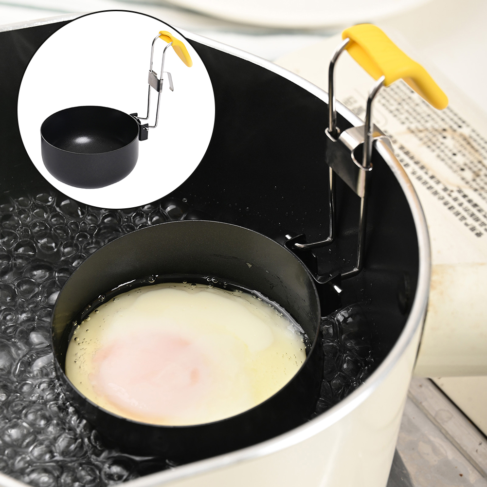 Steamer Egg Cooker Folding Nonstick Egg Poaching Cups Multi-purpose Single Egg Poachers Breakfast Essential for Home Cooking