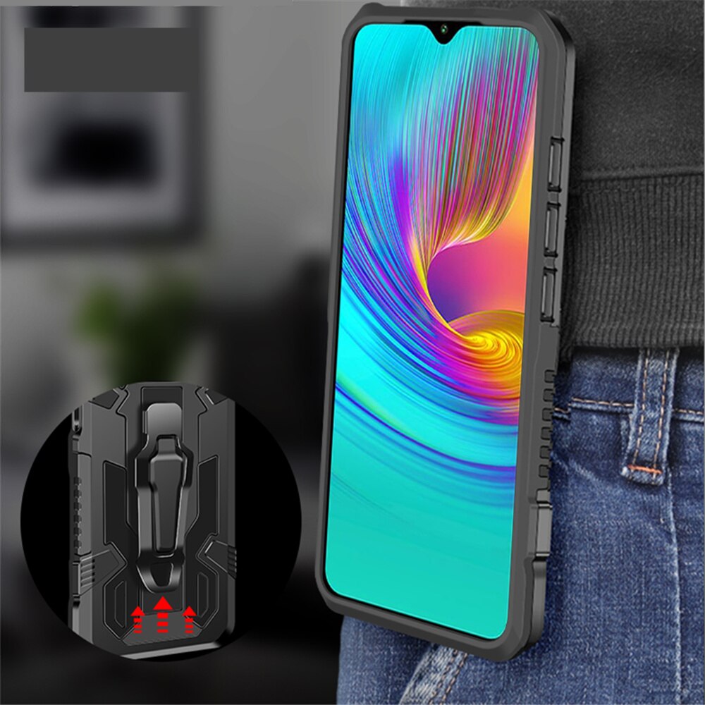 Infinix 10S Shockproof Armor Case for Infinix 10S 11 S Stand Back Clip Stand Cover for Infinix Note 10 Pro Samrt 6 5