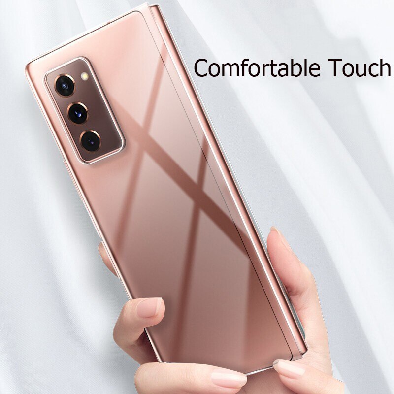 Voor Samsung Galaxy Vouw 2 5G Case Transparante Galaxy Z Fold2 Nieuwkomers 5G Opvouwbare Mobiele Telefoon Shell beschermhoes