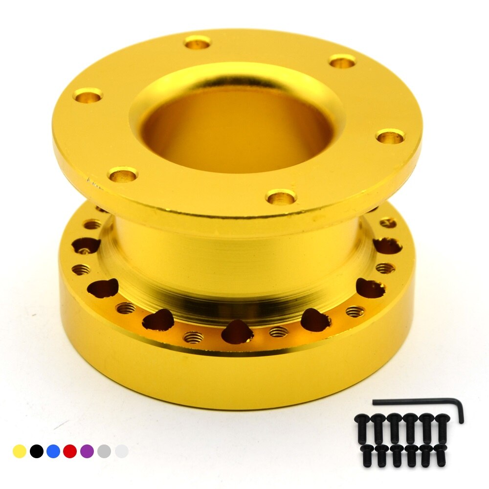 Universele Stuurwiel Hub Spacer 51Mm Stuurnaaf Boss Kit Adapter Spacer: Gold