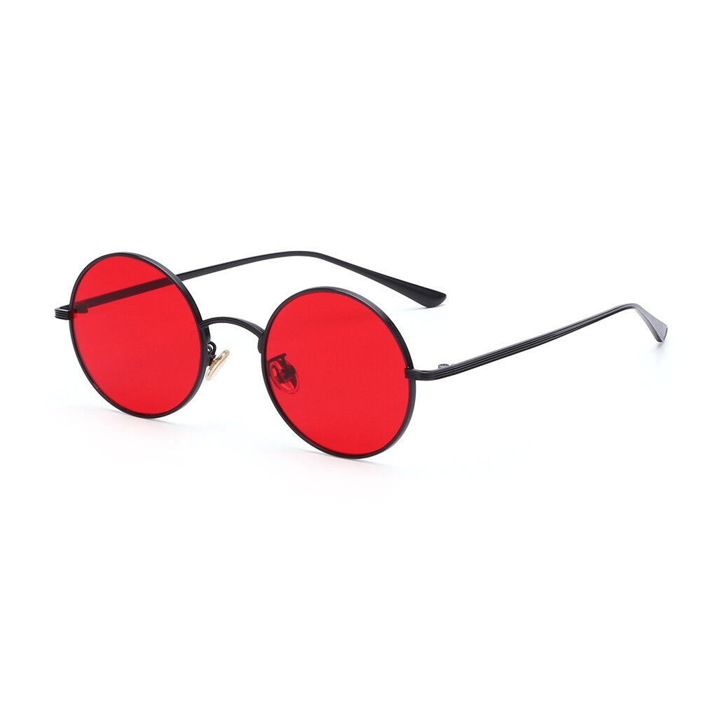 Occhiali da sole rotondi con montatura in metallo Vintage per uomo donna occhiali da sole Steampunk occhiali a cerchio occhiali estivi con protezione UV per esterni: C13