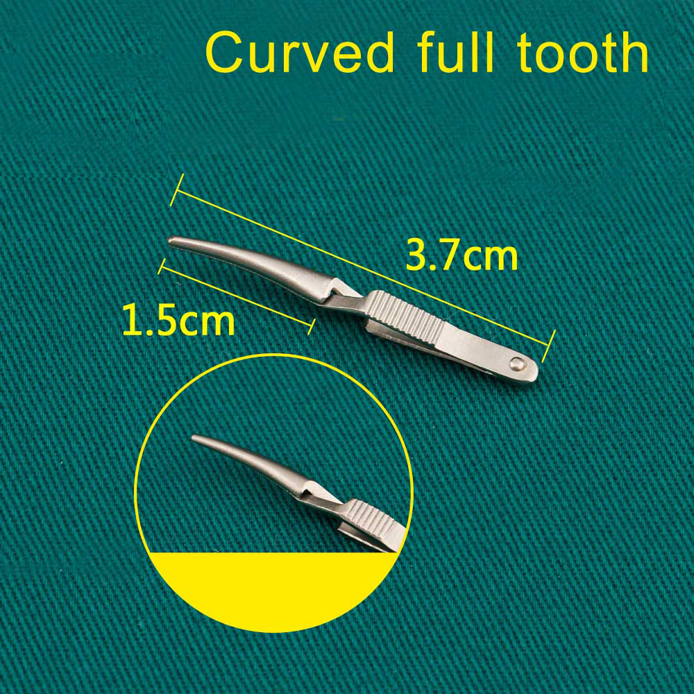 Clip vascular venoso arteriano hemostático de acero inoxidable bloqueador temporal el clip hemostático de la cruz venosa: Negro y plata