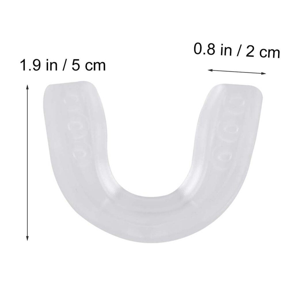 Protector dental de 4 Uds., Protector dental duradero y transparente para Karate y fútbol MMA