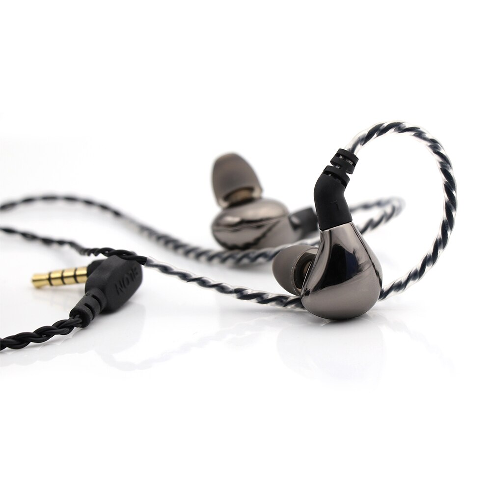 BLON BL03 HiFi 10mm Carbon Diaphragm Dynamic Driver In-Ear Earphone IEM with 0.78mm 2pin Detachable Cable: brown  witout  mic