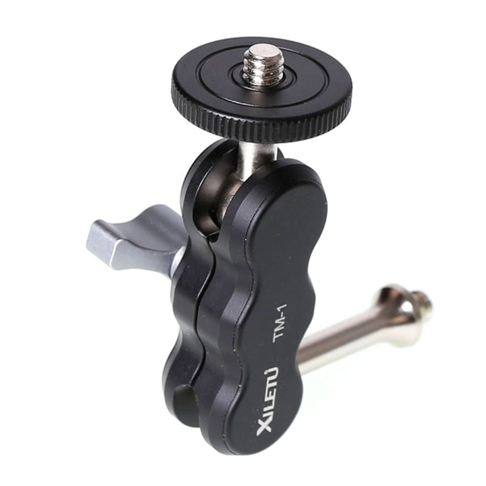 XILETU TM-1 Universele Externe Arm 1/4 Schroef kan monteren op Statief flitslicht microfoon telefoon clip houder