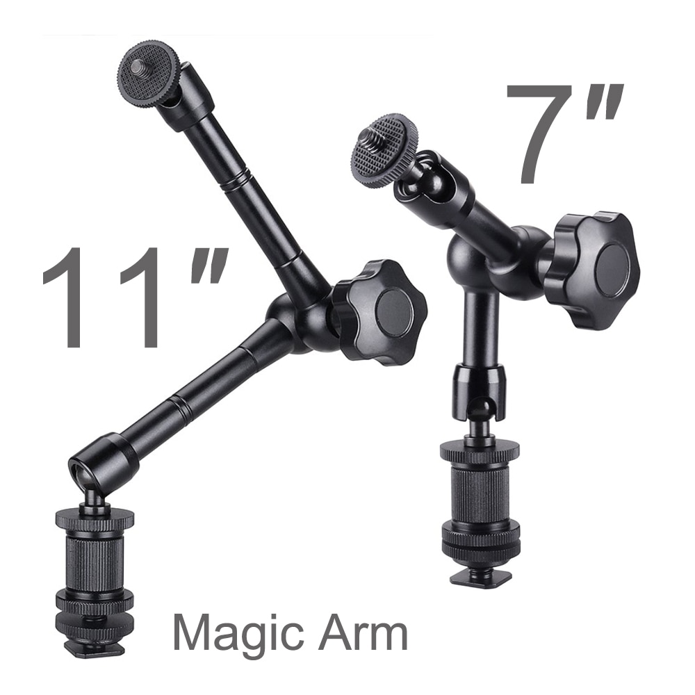 Metall Gelenk Magie Arm Super Clip Krabben Klemme für Blitz LCD Monitor LED Video Licht SLR DSLR Kamera Zubehör
