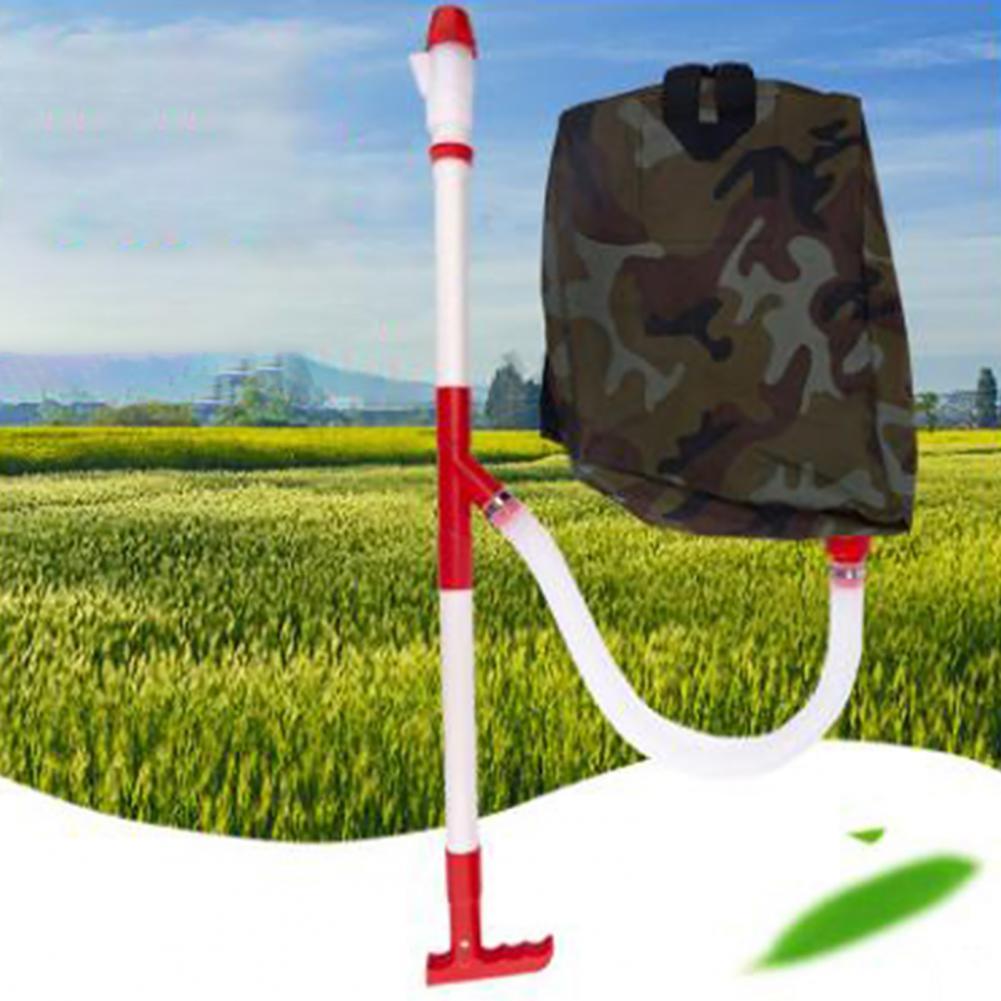 Fertilizer Spreader Multi-Purpose PVC Slang Comfortable Handle Corn Fertilizer Spreader for Yard Garden Supplies Home Garden