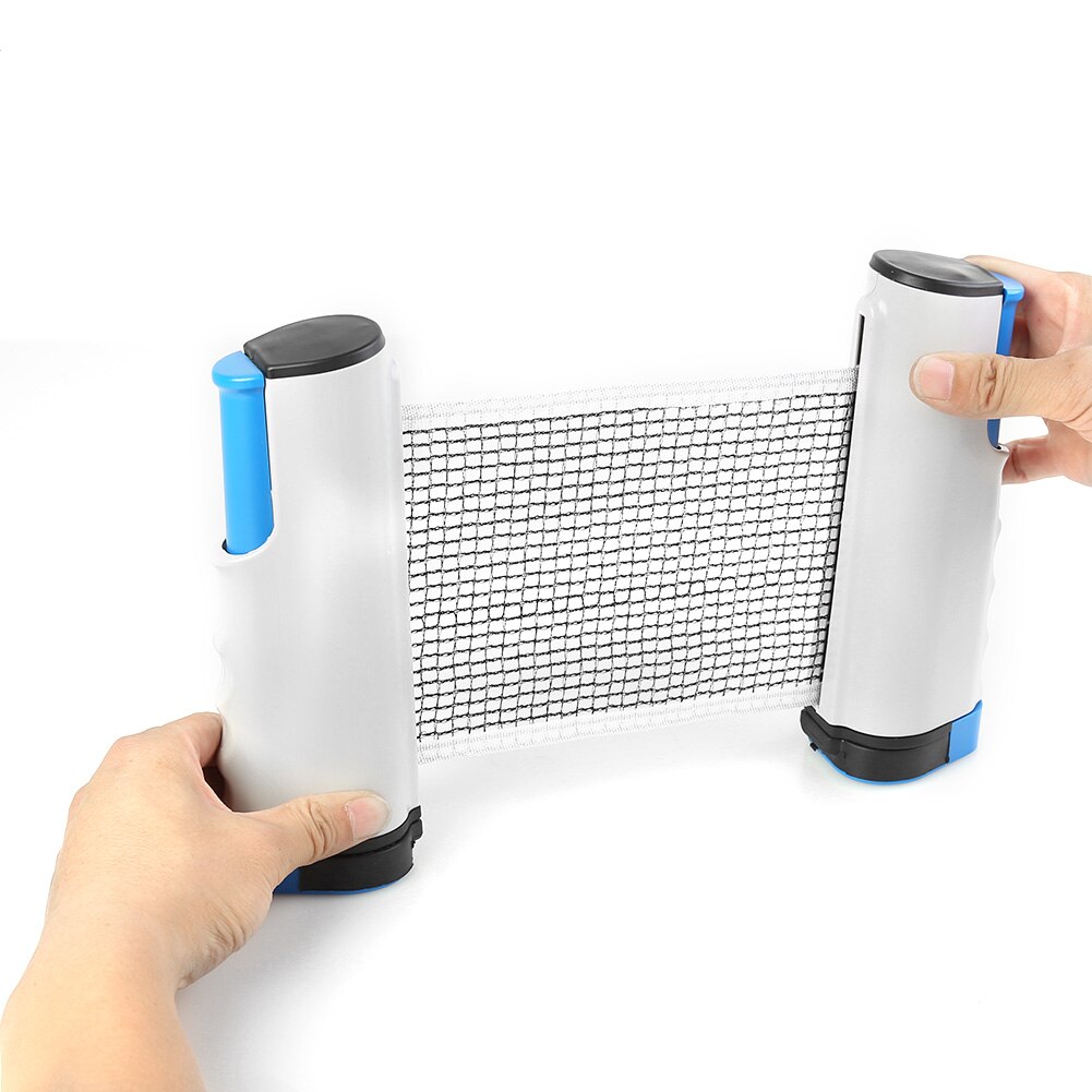 Multi-functional Retractable Ping Pong Net Rack Practical Durable Convenient Sports Exercise Gyms Table Tennis Mesh Net Shelf