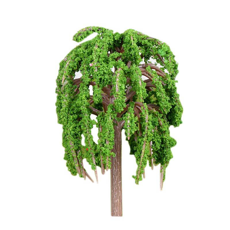 6 Pcs Ornamenten Simulatie Hars Leuke Diy Plant Ornament Boom Plant Ornament Succulent Decor Voor Garden Home