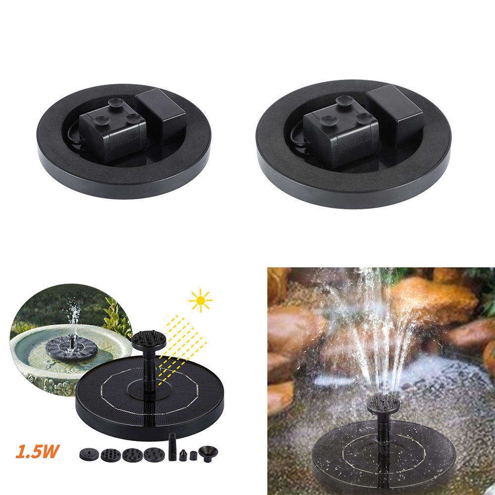 Solar Water Fountain Set Pump Floating Panel Pool Garden Pond Watering Kits Lots Shape Home Garden Supplies
